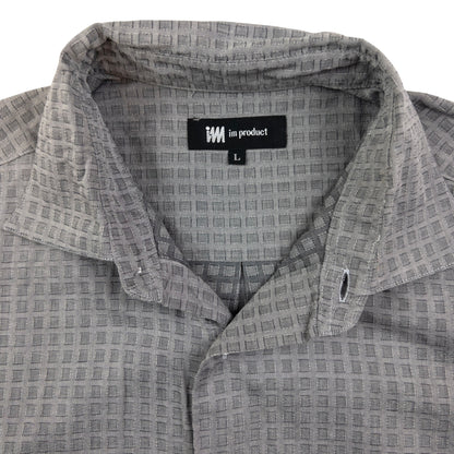 Vintage Issey Miyake Checkered Long Sleeve Button Up Shirt Size M