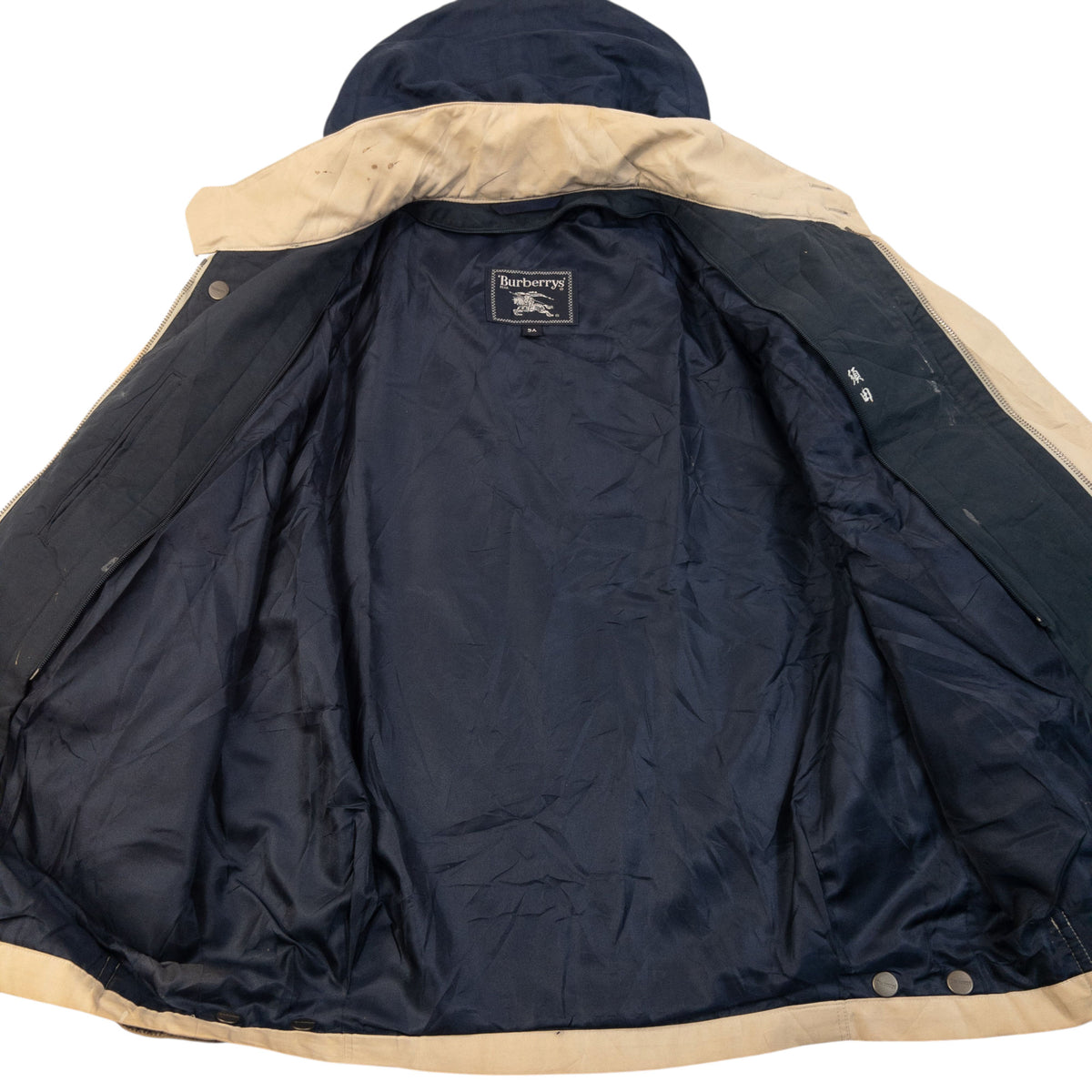 Vintage 90s Burberry Zip Up Jacket Size XS