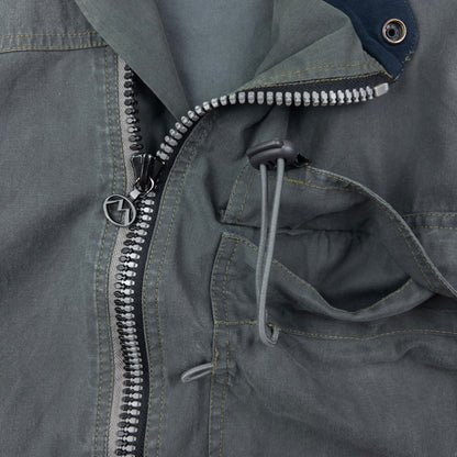 Vintage 1999 Maharishi Asymmetric Zip Up Jacket Size M