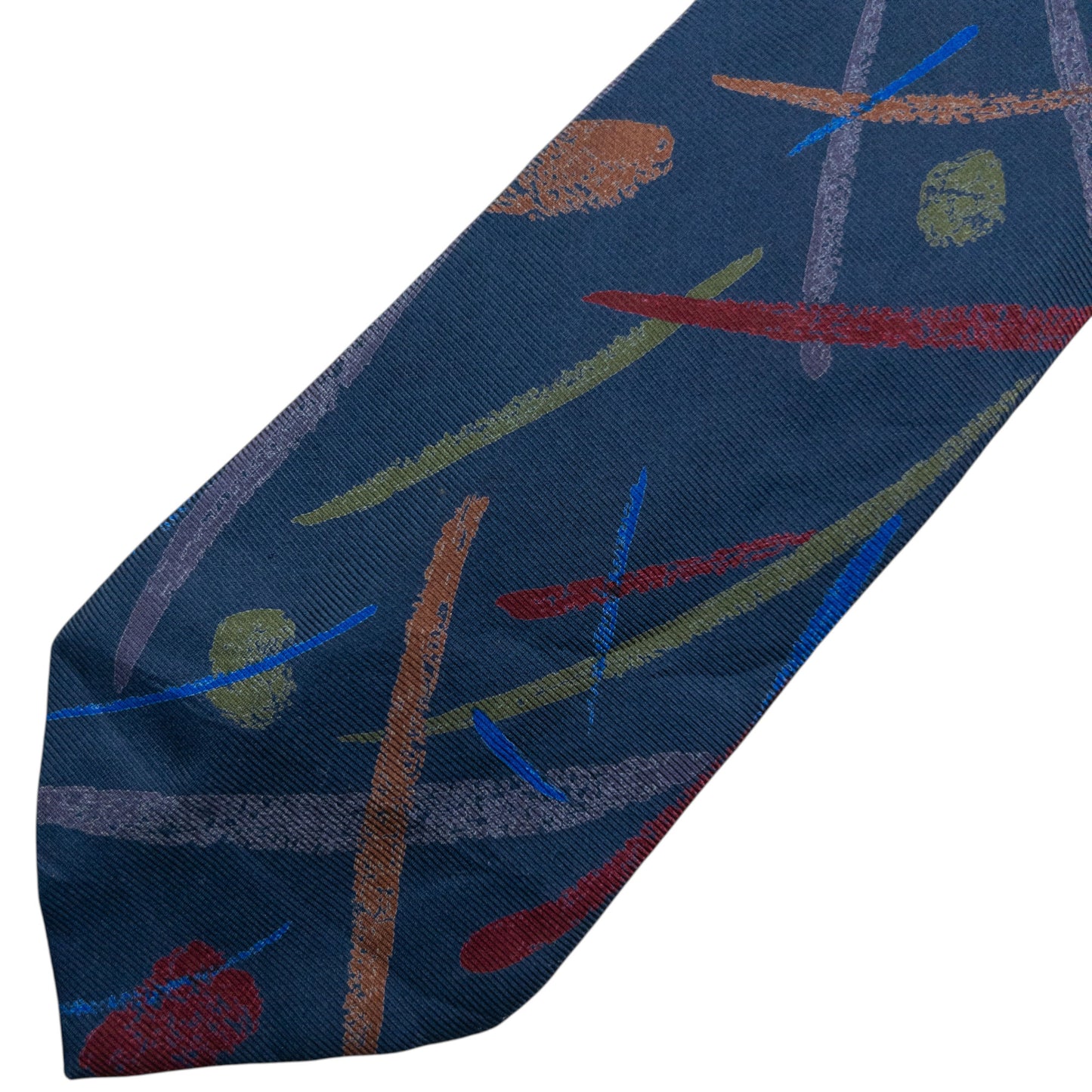 Vintage 90s Issey Miyake Pattern Silk Tie