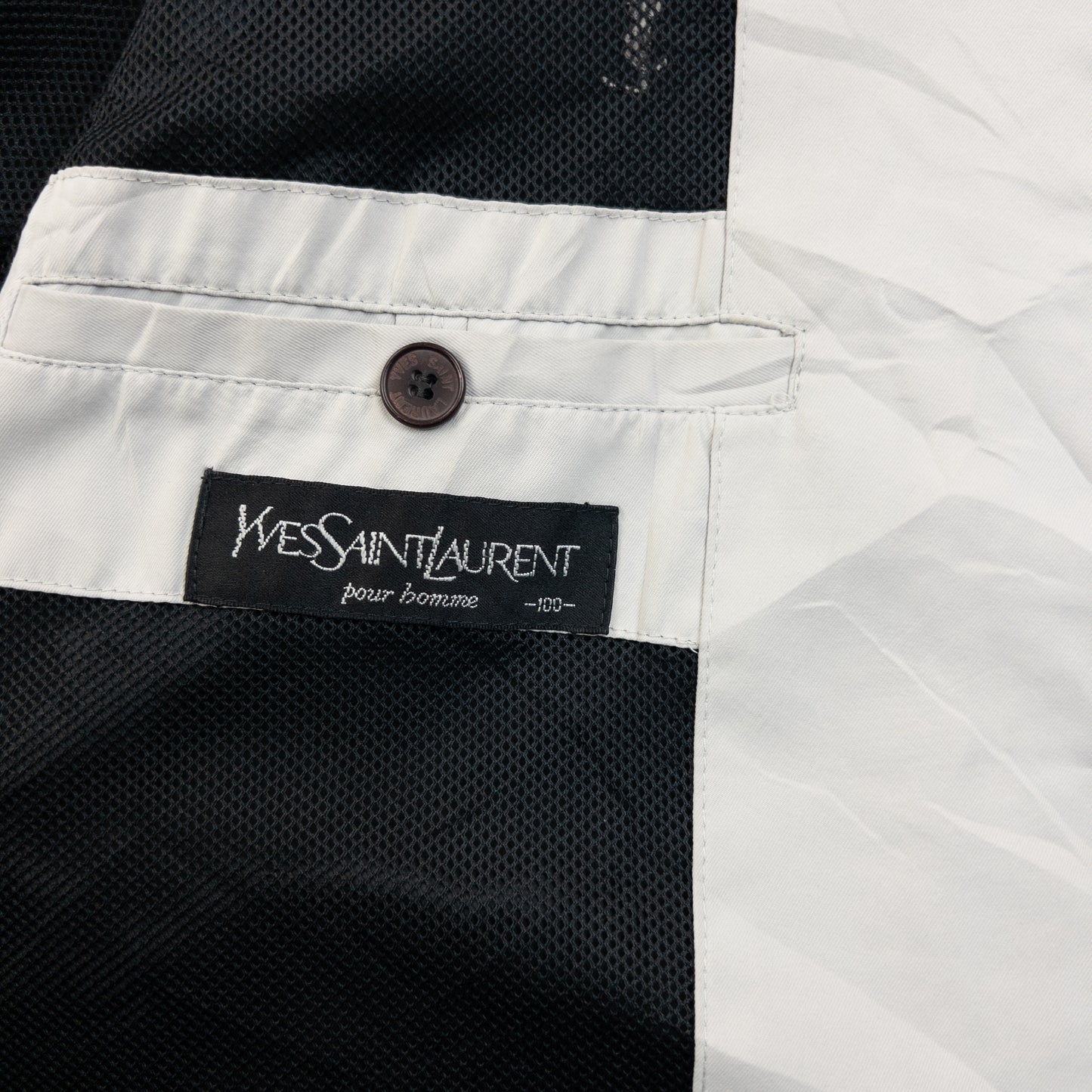 Vintage 90s YSL Yves Saint Laurent Harrington Jacket Size M