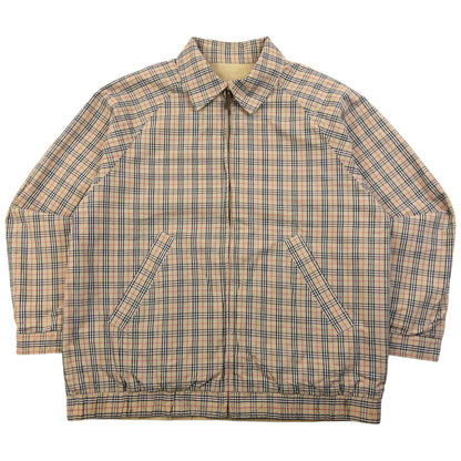 Vintage 90s Burberry Nova Check Reversible Harrington Jacket Size XS