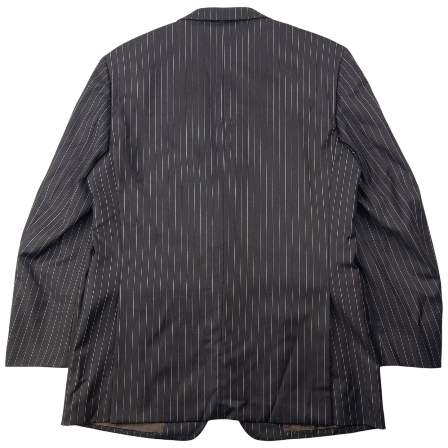 Vintage 90s YSL Yves Saint Laurent Pinstripe Jacket & Trousers Suit Set Size L