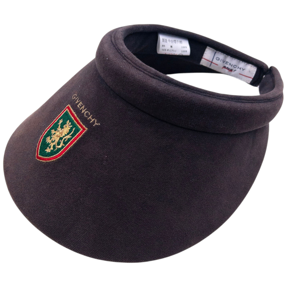 Vintage 90s Givenchy Embroidered Headband Visor Hat