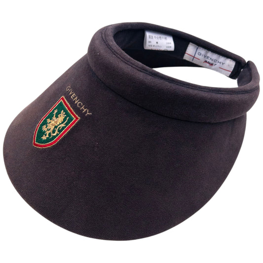 Vintage 90s Givenchy Embroidered Headband Visor Hat