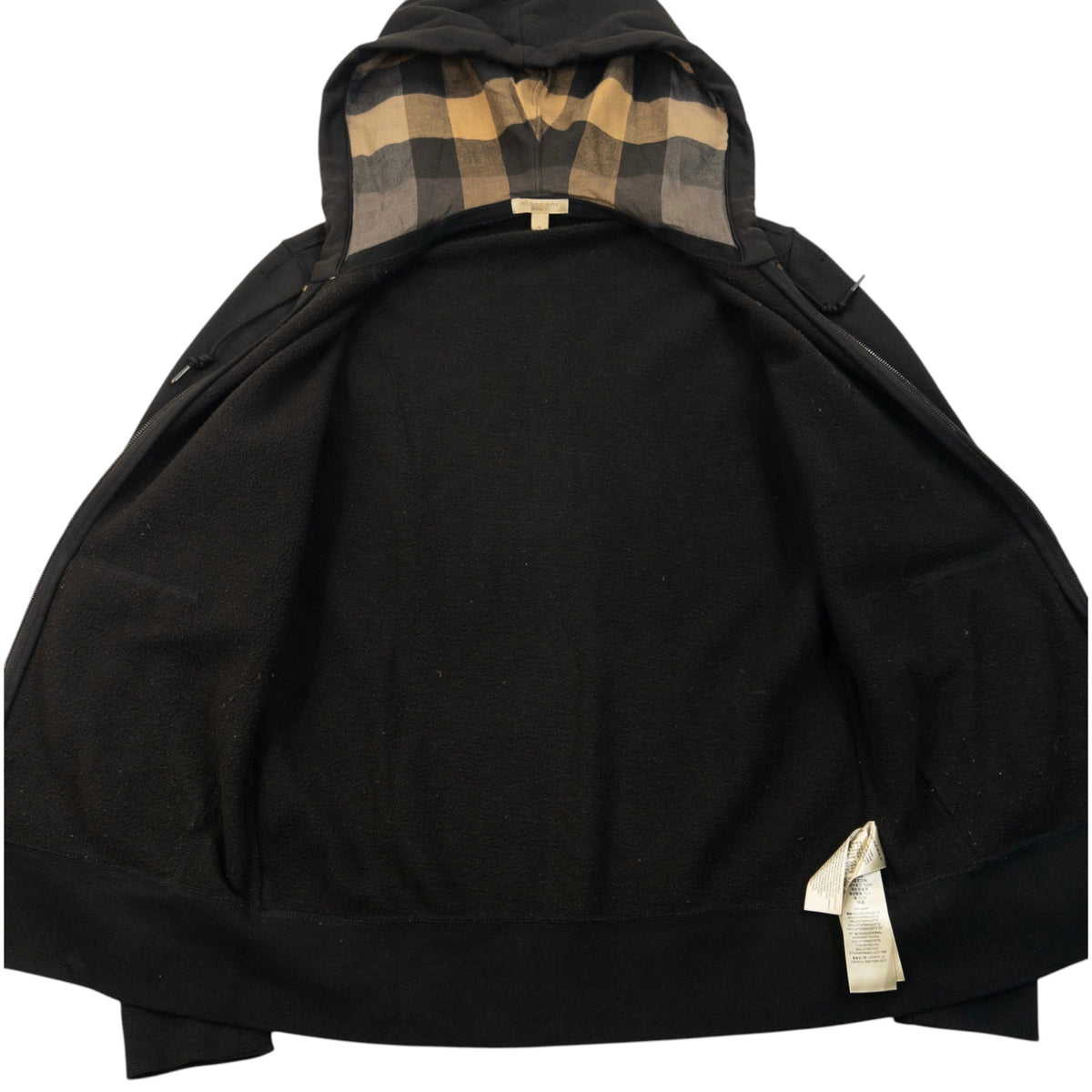 Vintage Burberry Brit Zip Up Hoodie Size S