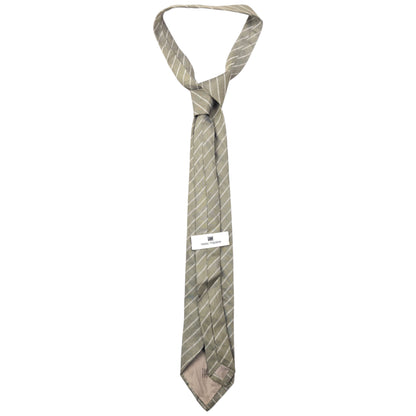 Vintage 90s Issey Miyake Striped Silk Tie