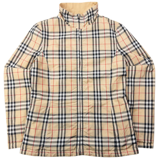 Vintage 2000s Burberry Blue Label Nova Check Reversible Jacket Womens Size S