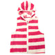 Vintage Issey Miyake Striped Fleece Gilet Womens Size S