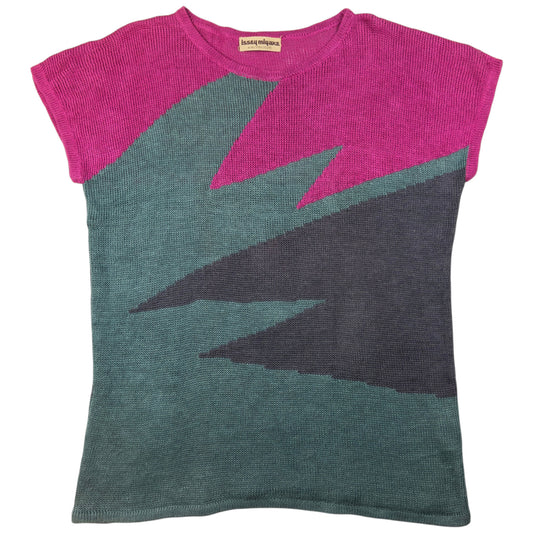 Vintage Issey Miyake Knit Top Womens Size L