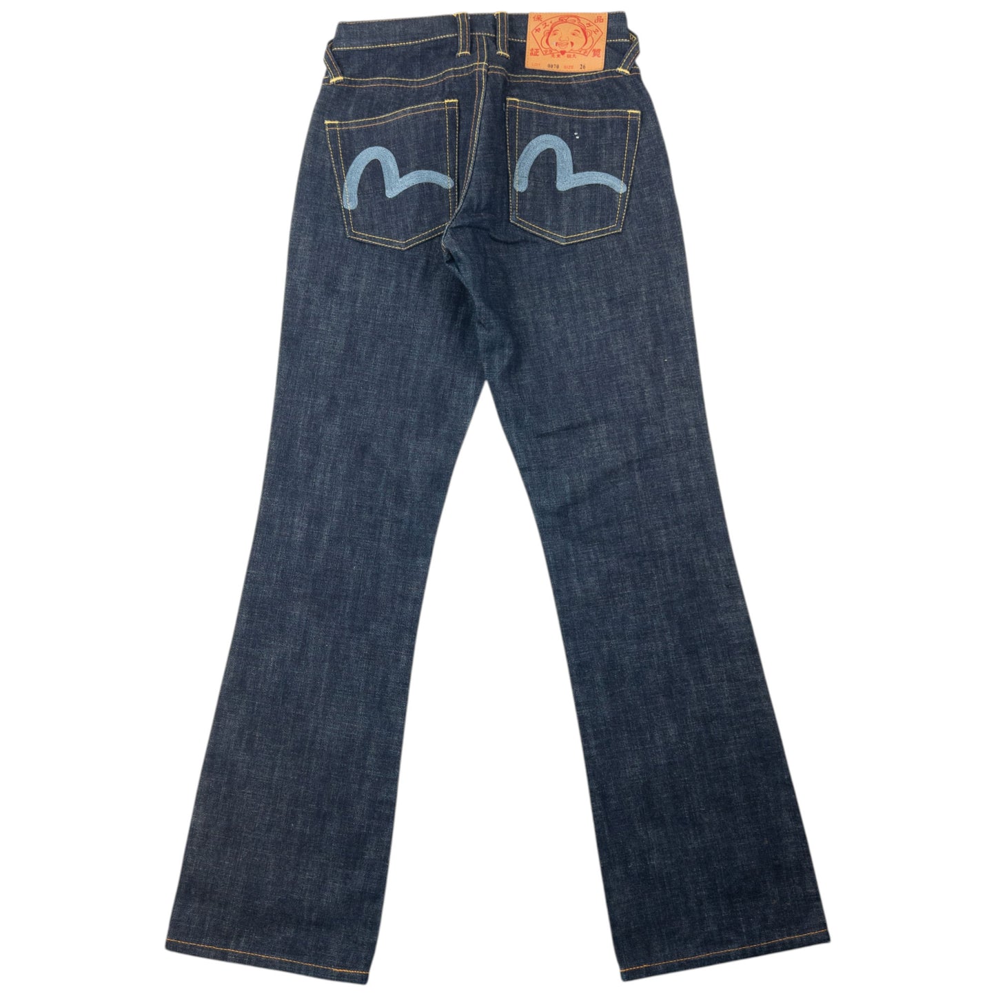 Vintage 2000s Evisu Double Gull Embroidered Japanese Denim Jeans Size W26