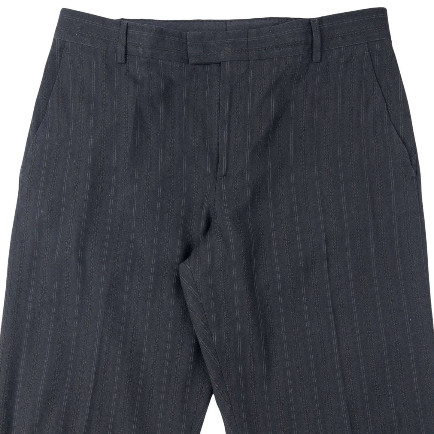 Vintage 2000s Versace Versus Pinstripe Jacket & Trousers Suit Set Size XL