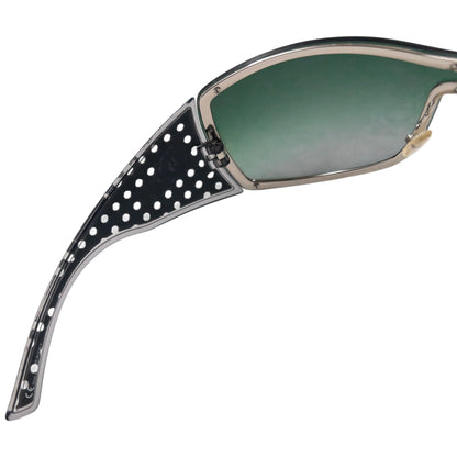 Vintage 2000s Dior Quadrille Shield Sunglasses