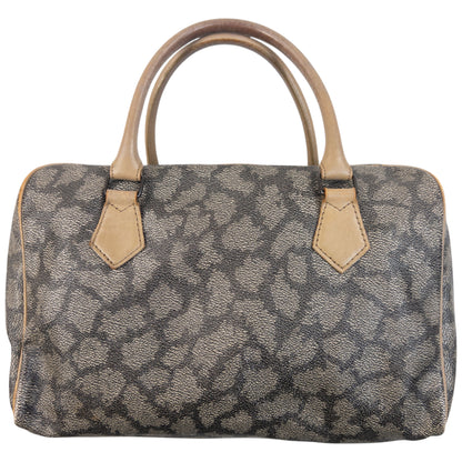 Vintage 80s YSL Yves Saint Laurent Pattern Leather Handbag