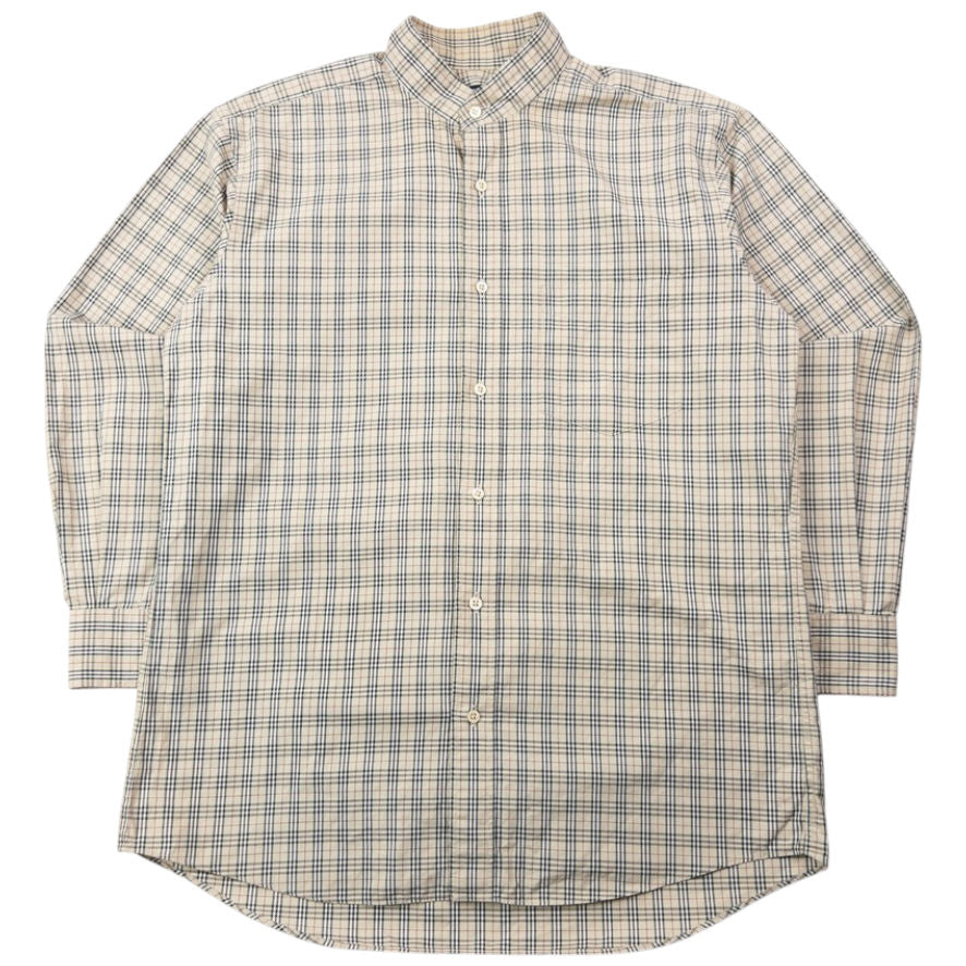 Vintage Burberry Nova Check Long Sleeve Button Up Shirt Size S