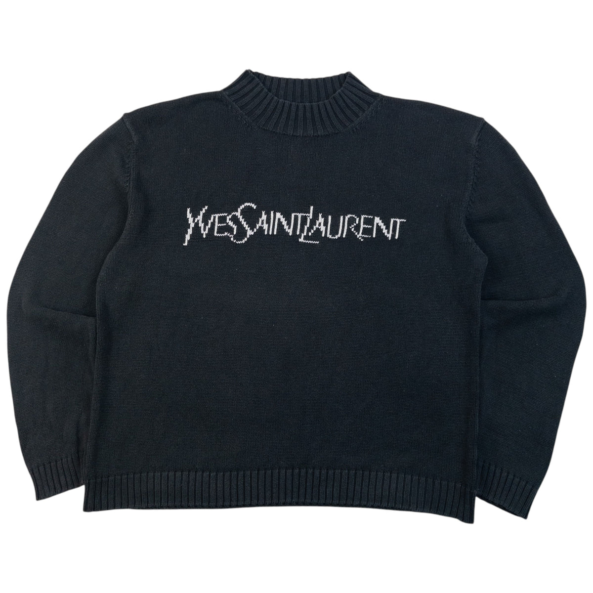 Vintage 2000s YSL Yves Saint Laurent Knit Jumper Size XL