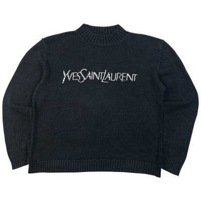 Vintage 2000s YSL Yves Saint Laurent Knit Jumper Size XL