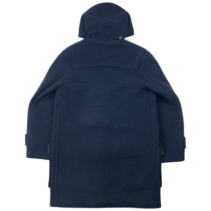 Vintage Burberry Nova Check Lined Wool Duffle Jacket Size M