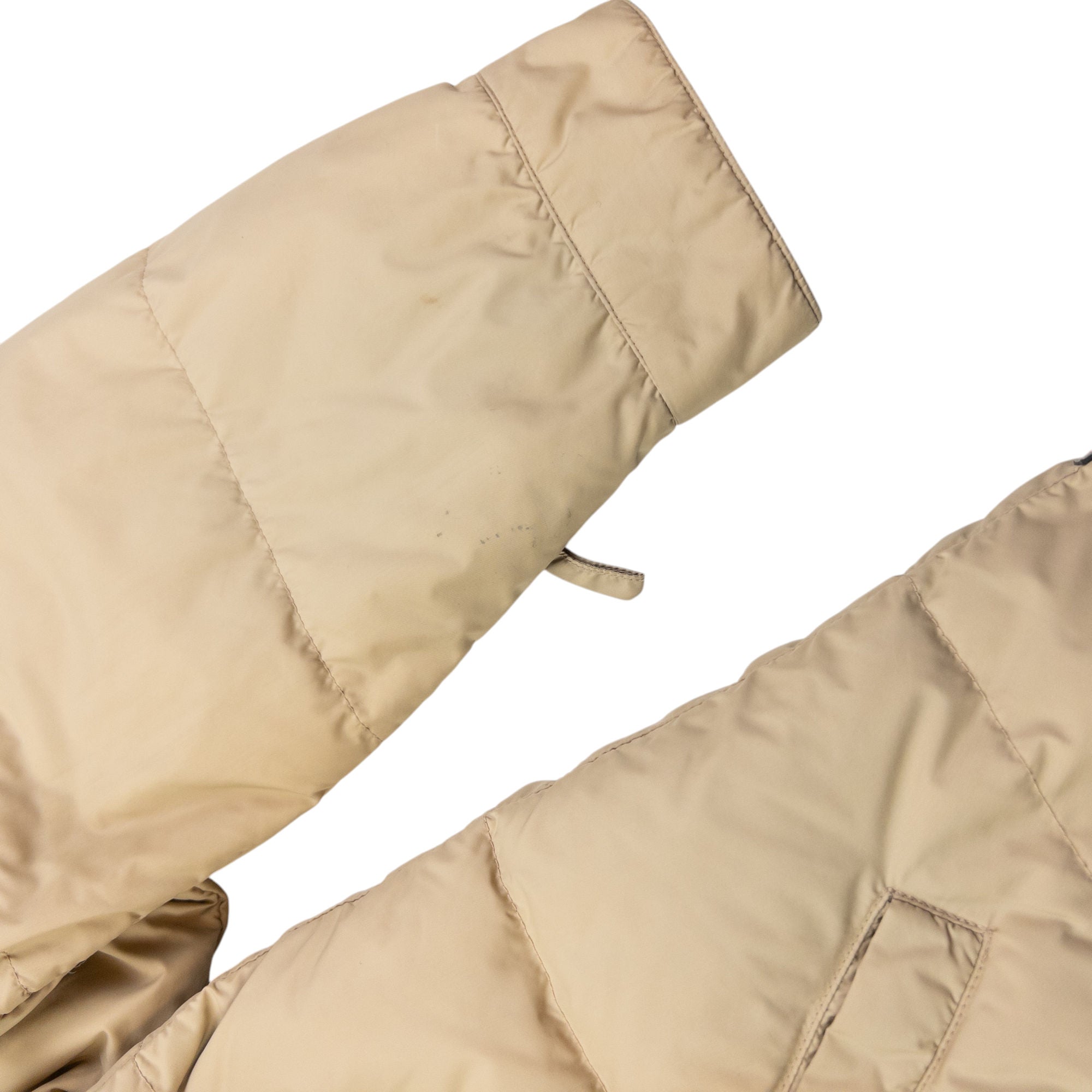 Vintage Armani Jeans Button Up Puffer Jacket Size L