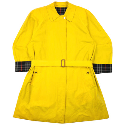 Vintage 90s Burberry Nova Check Lined Belt Waist Trench Jacket Womens Size XL