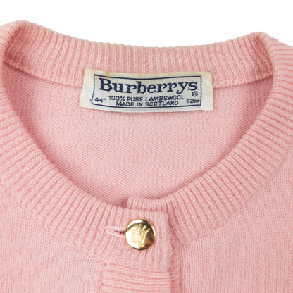 Vintage 90s Burberry Wool Cardigan Womens Size XL