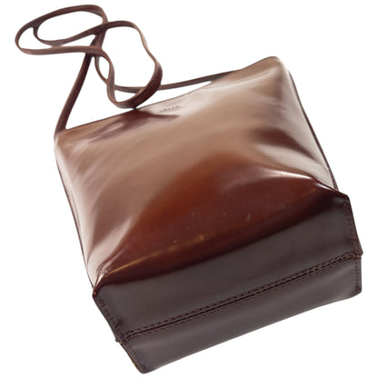 Vintage 2000s Issey Miyake Leather Crossbody Bag