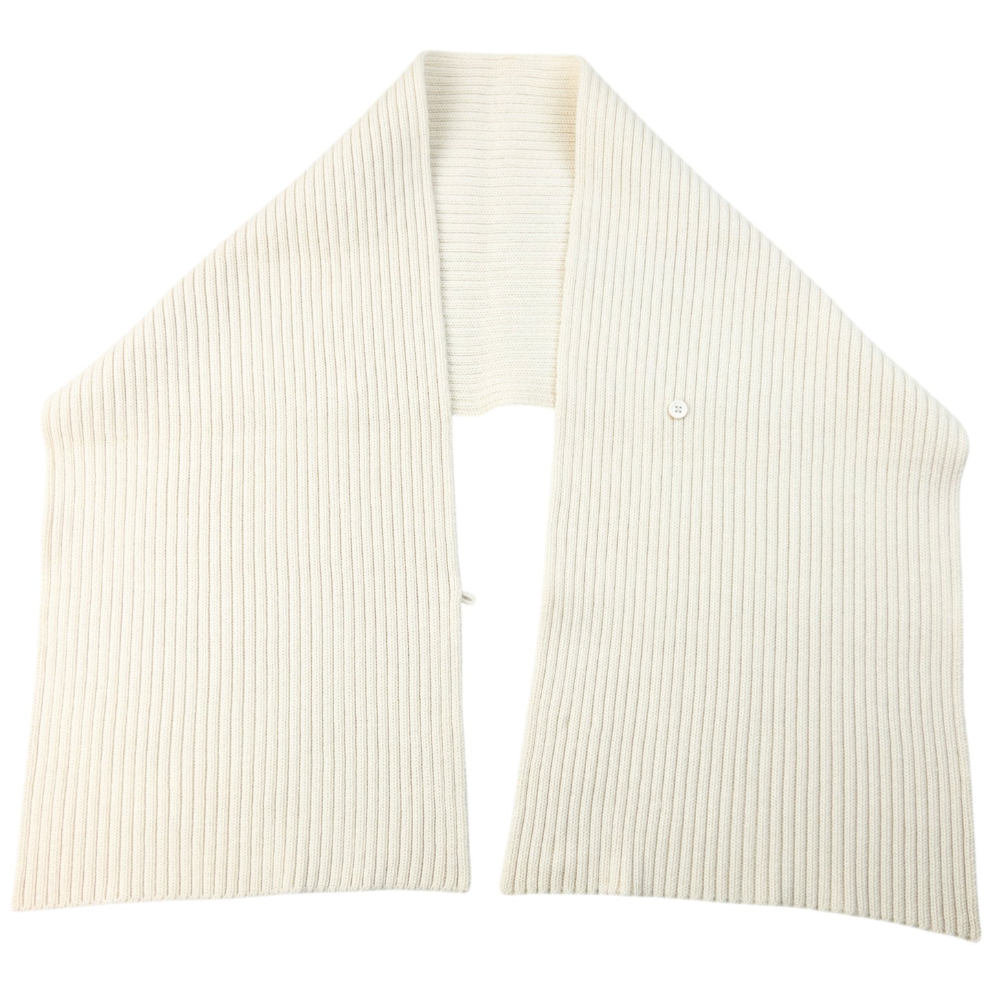 Vintage 90s Yohji Yamamoto Ribbed Knit Scarf
