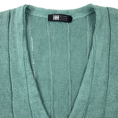 Vintage 90s Issey Miyake Button Up Sweater Vest Size L