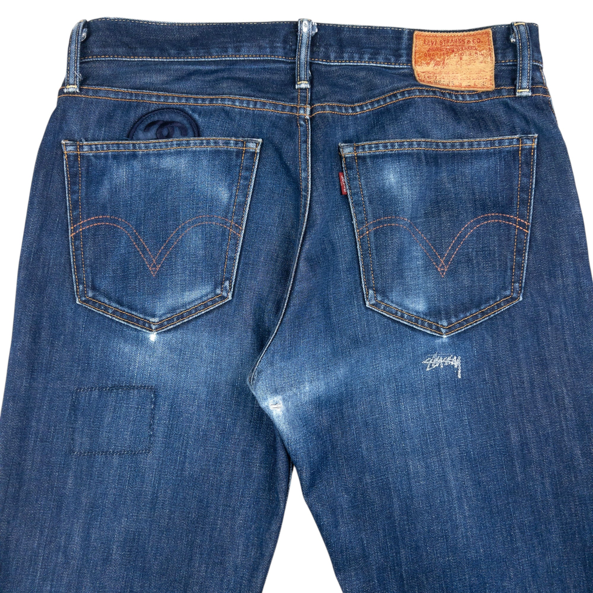 Vintage Stussy X Levis Denim Jeans Size W34