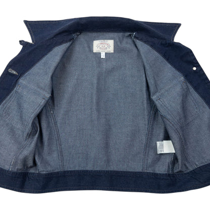 Vintage 90s Armani Jeans Button Up Denim Top Womens Size M