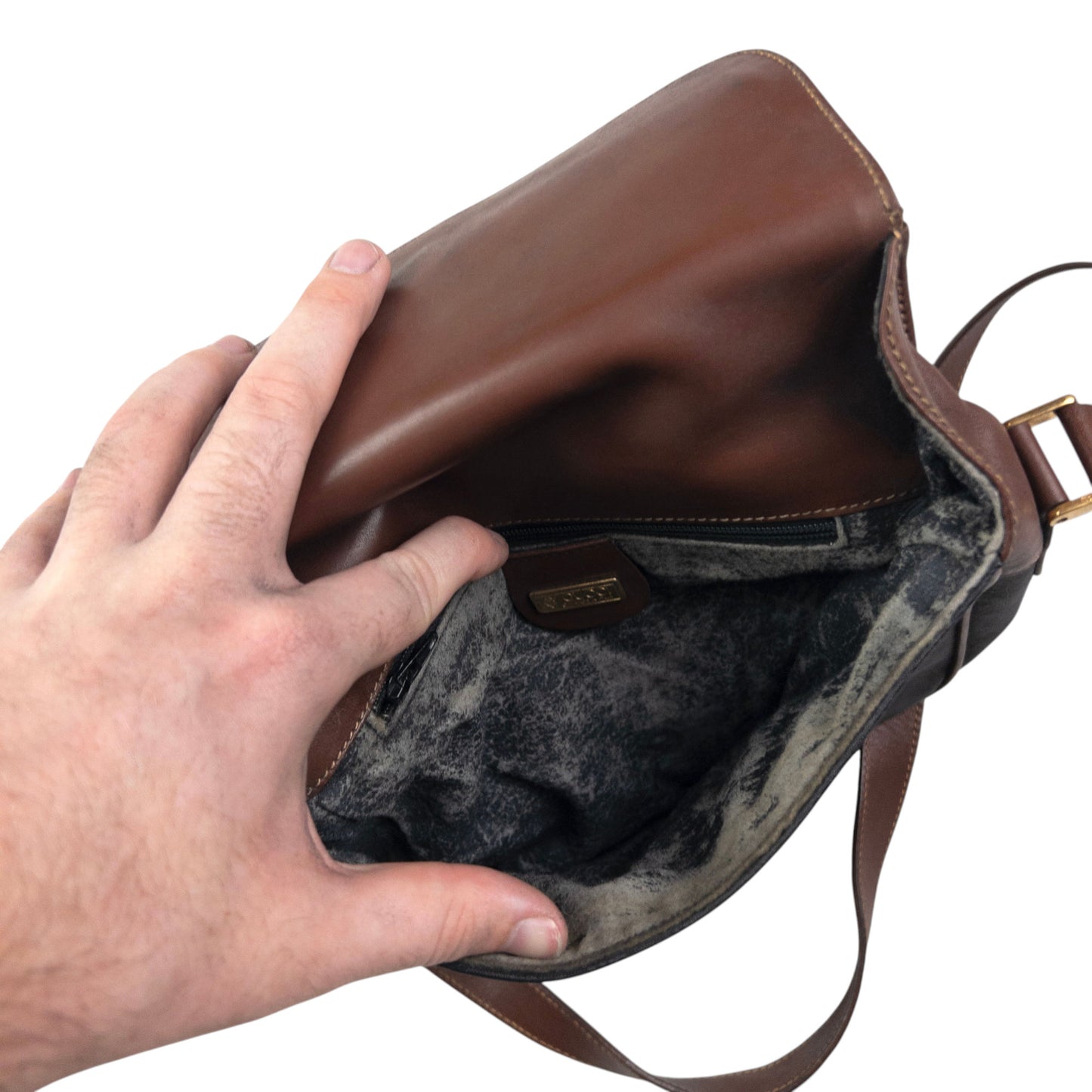 Vintage Gucci Monogram Crossbody Bag