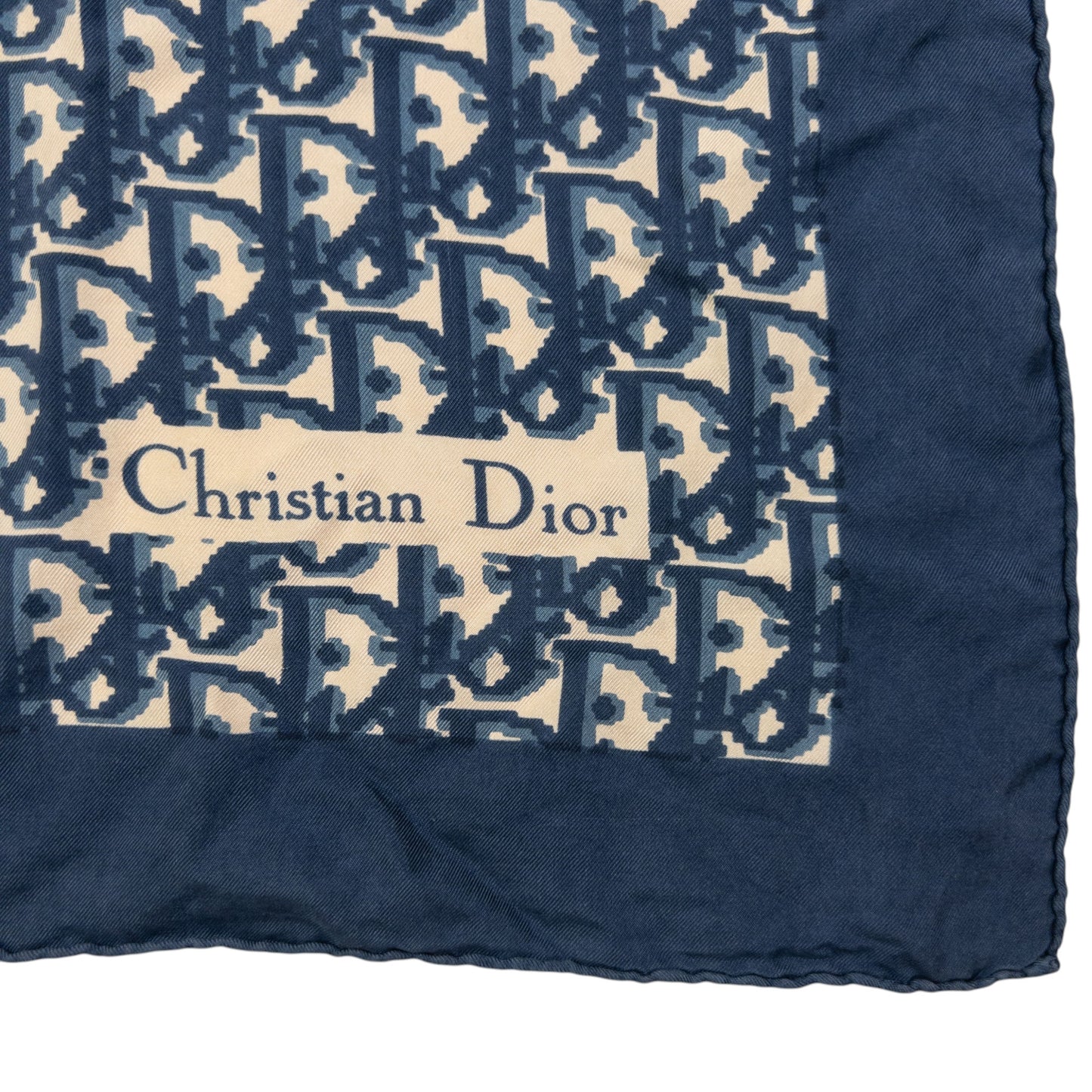 Vintage Dior Monogram Pixel Scarf
