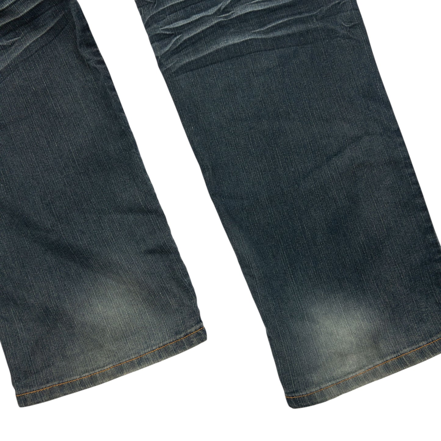 Vintage 2000s Embroidered Skull Pirate Japanese Denim Jeans Size W30