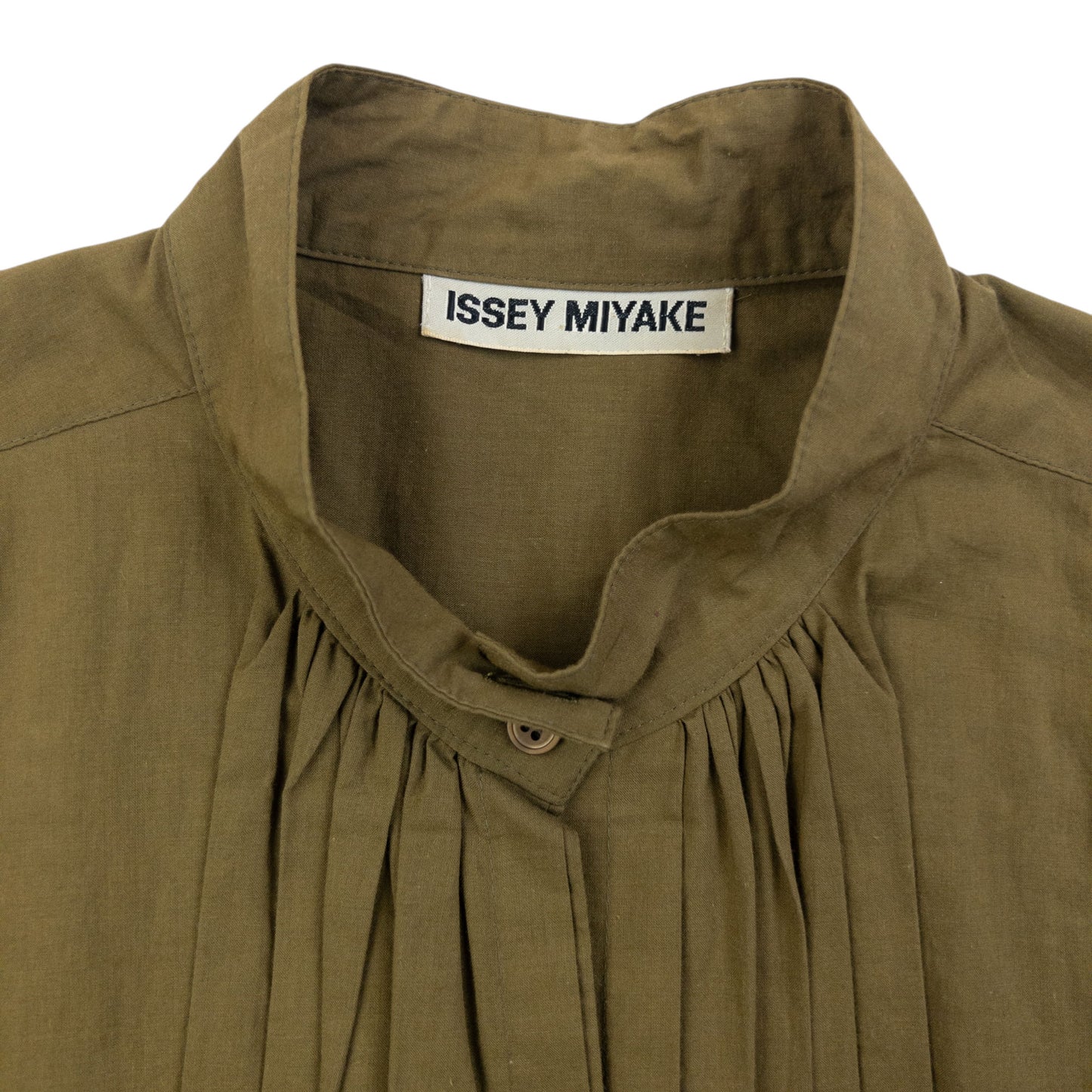 Vintage 90s Issey Miyake Pleated Long Sleeve Button Up Shirt Womens Size S