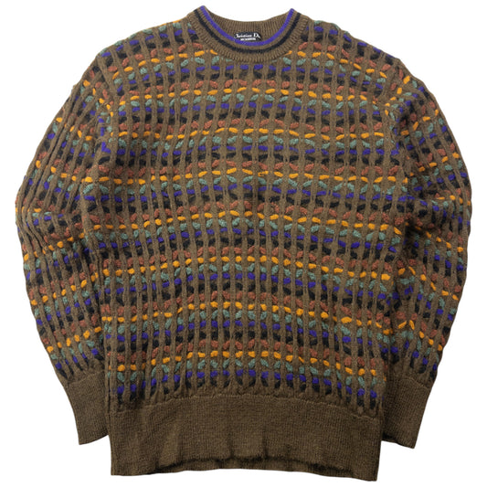Vintage 90s Dior Monsieur Pattern Knit Jumper Size M