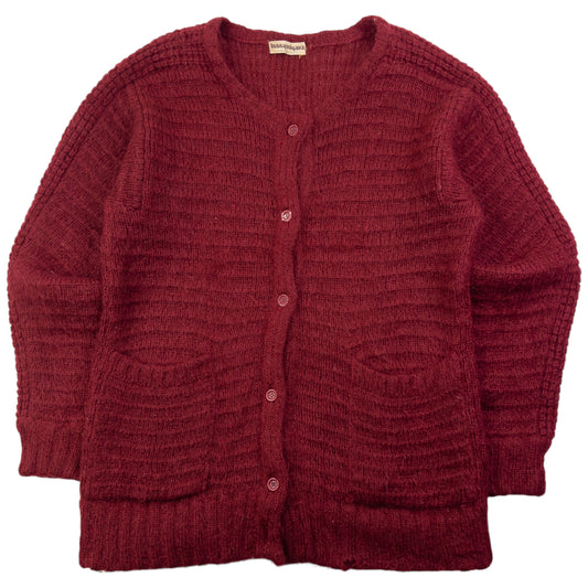 Vintage 80s Issey Miyake Wool Knit Cardigan Size M