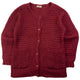 Vintage 80s Issey Miyake Wool Knit Cardigan Size M