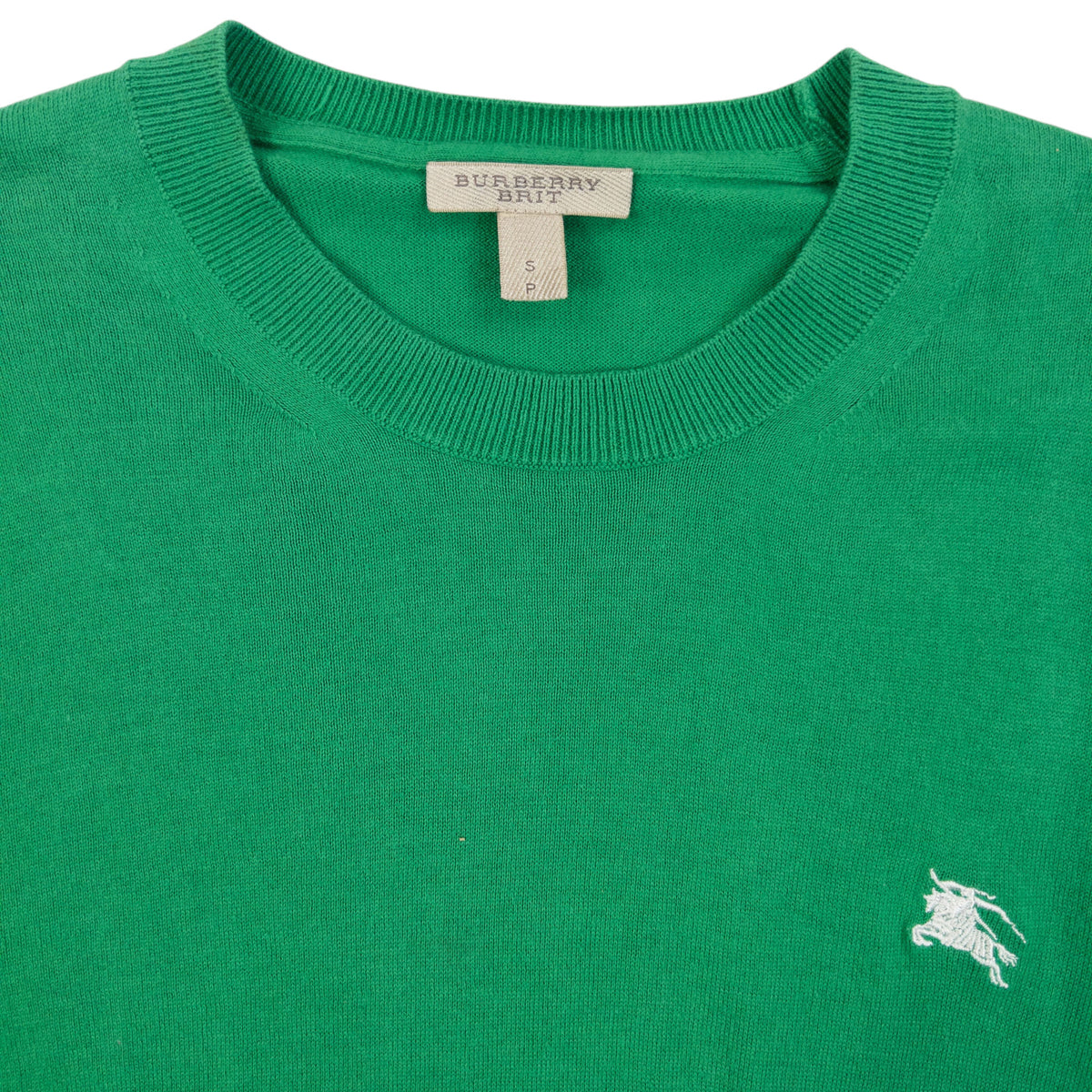 Vintage 2000s Burberry Brit Jumper in green (cotton), photo 3