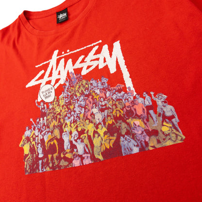 Vintage Stussy Yo Vinny Kick In The Bass Graphic T Shirt Size XXL