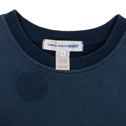 2022 Comme Des Garçons SHIRT Sweatshirt in blue (cotton), photo 3