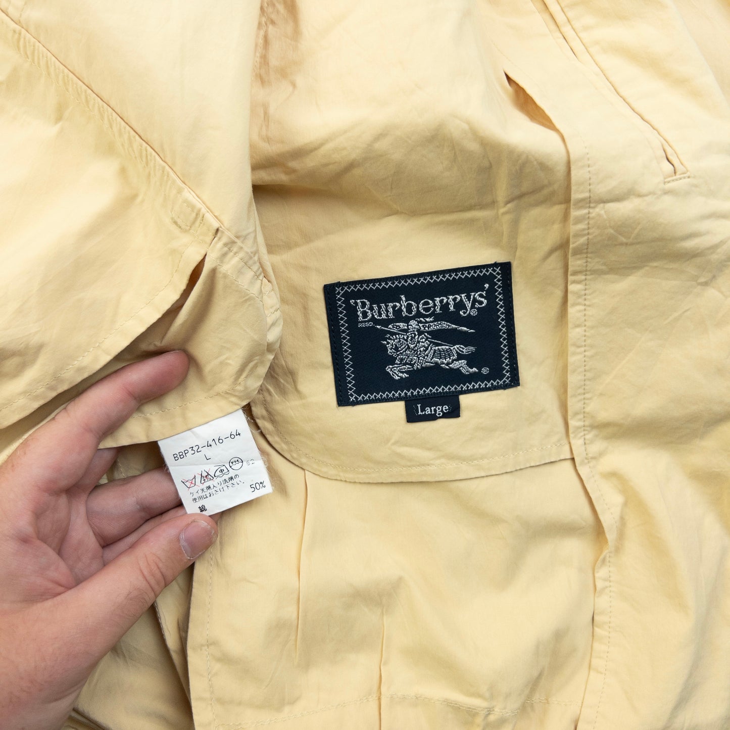 Vintage 90s Burberry Zip Up Jacket Size M