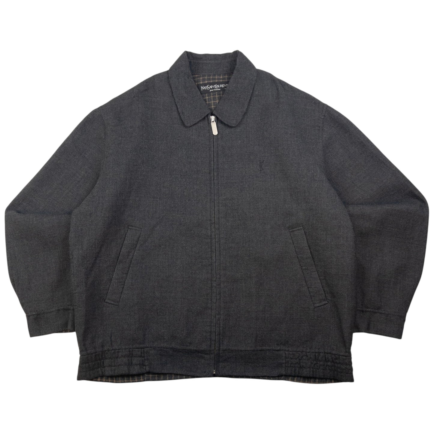 Vintage YSL Yves Saint Laurent Harrington Jacket Size L