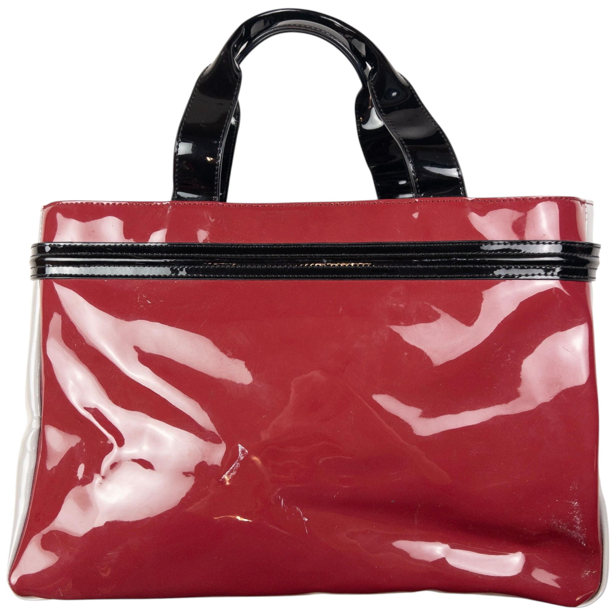 Vintage Armani Jeans Embossed Handbag