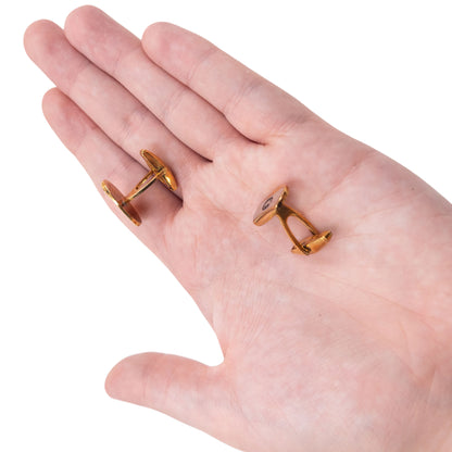 Vintage 90s Gucci Embossed Cufflinks
