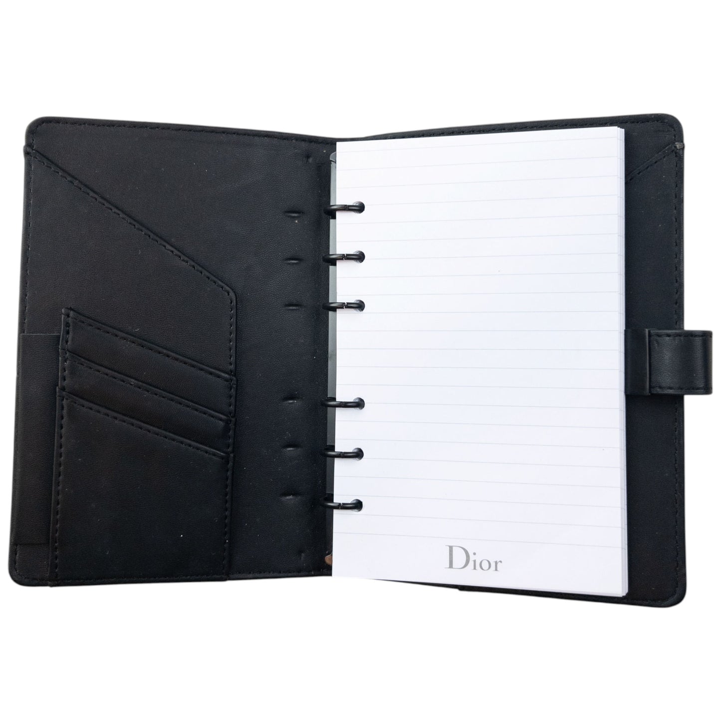 Vintage 2000s Dior Embroidered Heart Leather Notebook