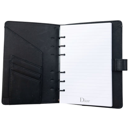 Vintage 2000s Dior Embroidered Heart Leather Notebook