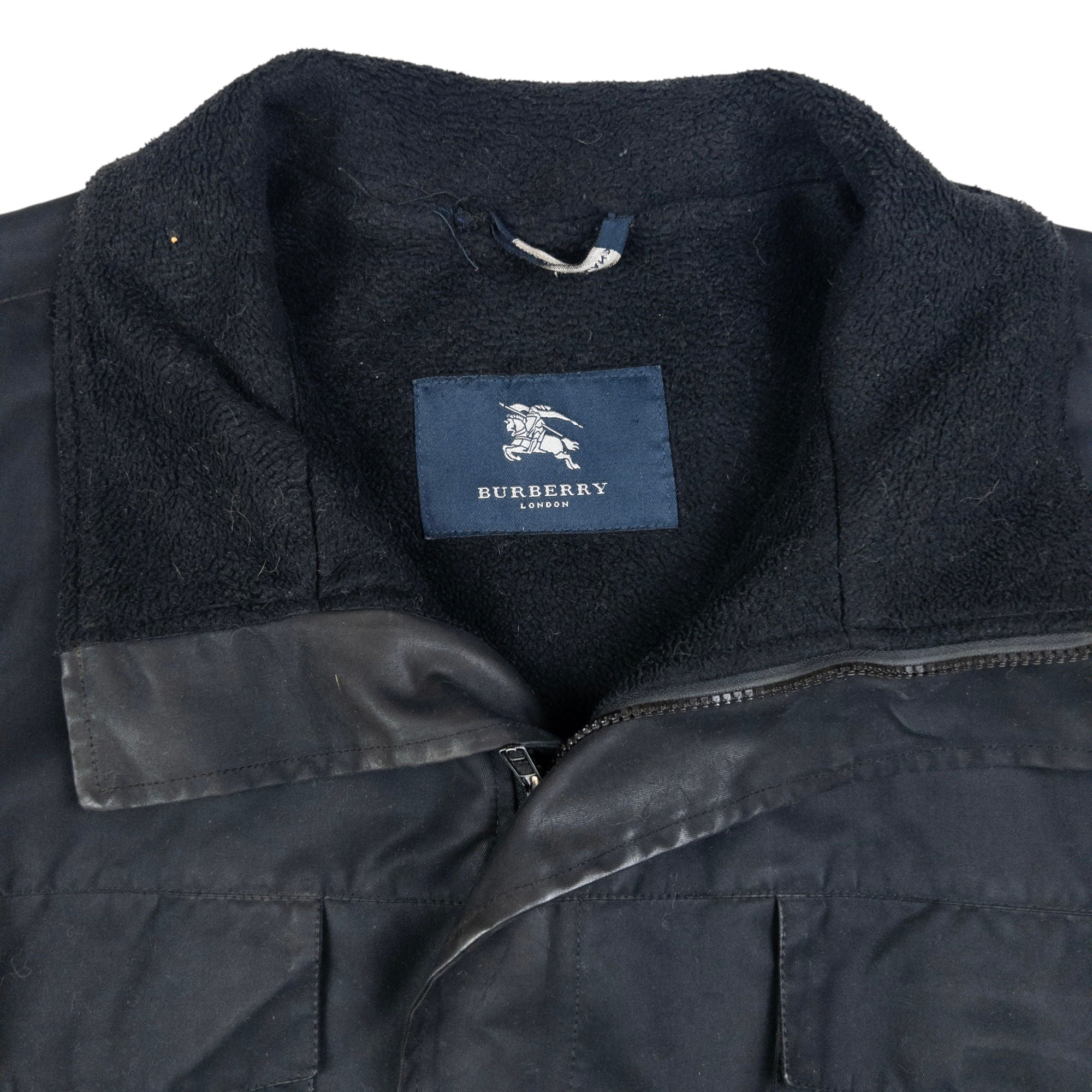 Vintage Burberry Fleece Lined Jacket Size XL