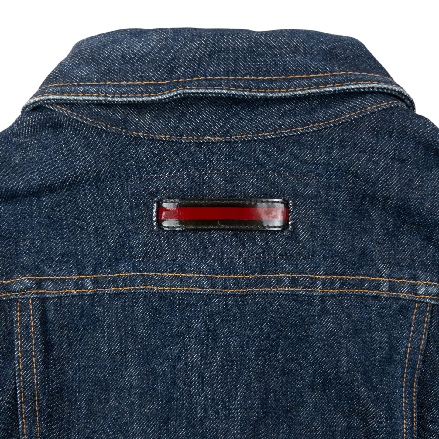 Vintage 90s Gucci By Tom Ford Cropped Denim Jacket Womens Size M