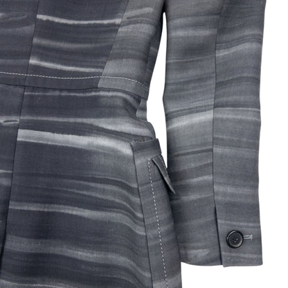 Vintage 2004 Prada Pattern Button Up Jacket Womens Size S