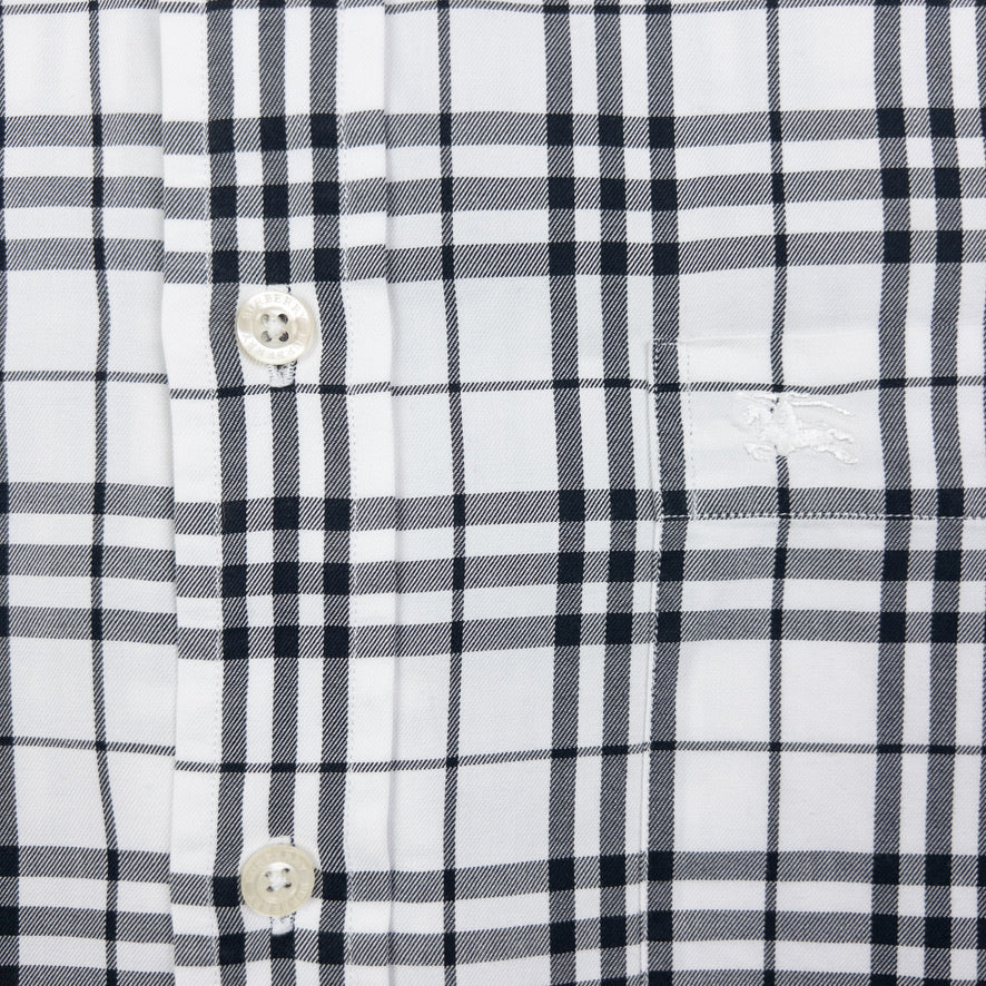 Vintage Burberry Nova Check Long Sleeve Button Up Shirt Size L